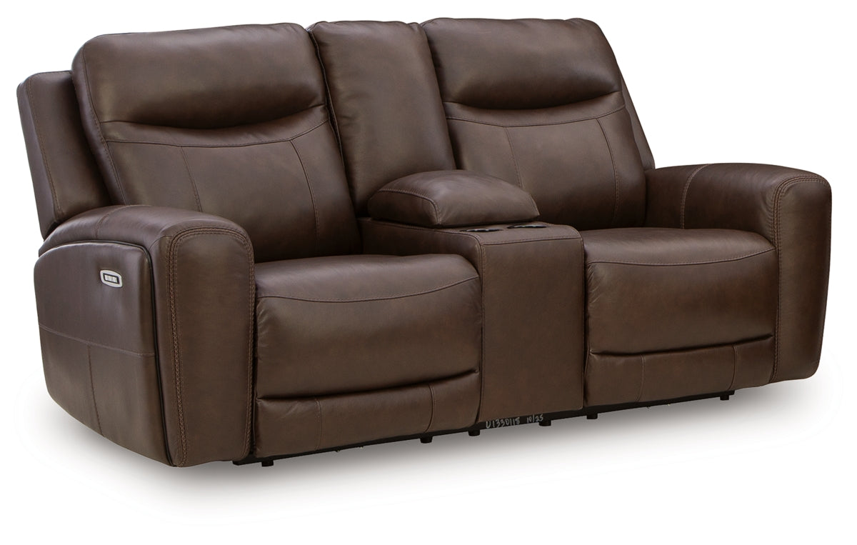 Gravier Power Reclining Loveseat with Console