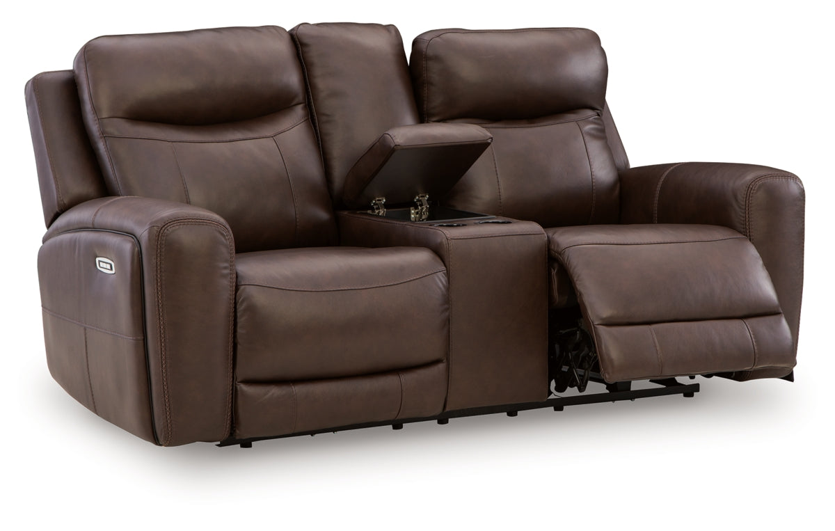 Gravier Power Reclining Loveseat with Console