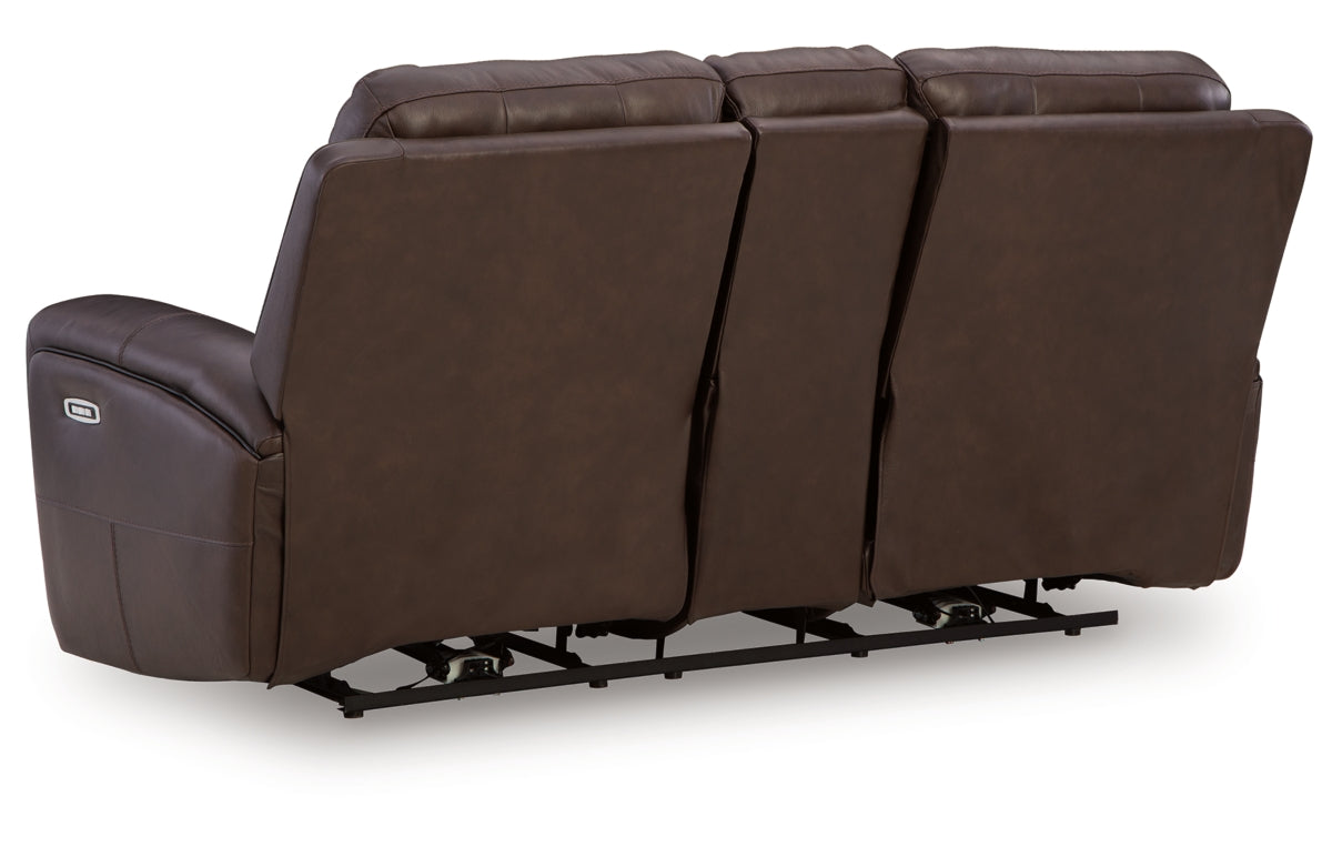Gravier Power Reclining Loveseat with Console