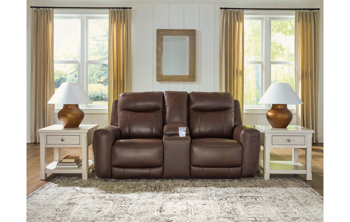 Gravier Power Reclining Loveseat with Console