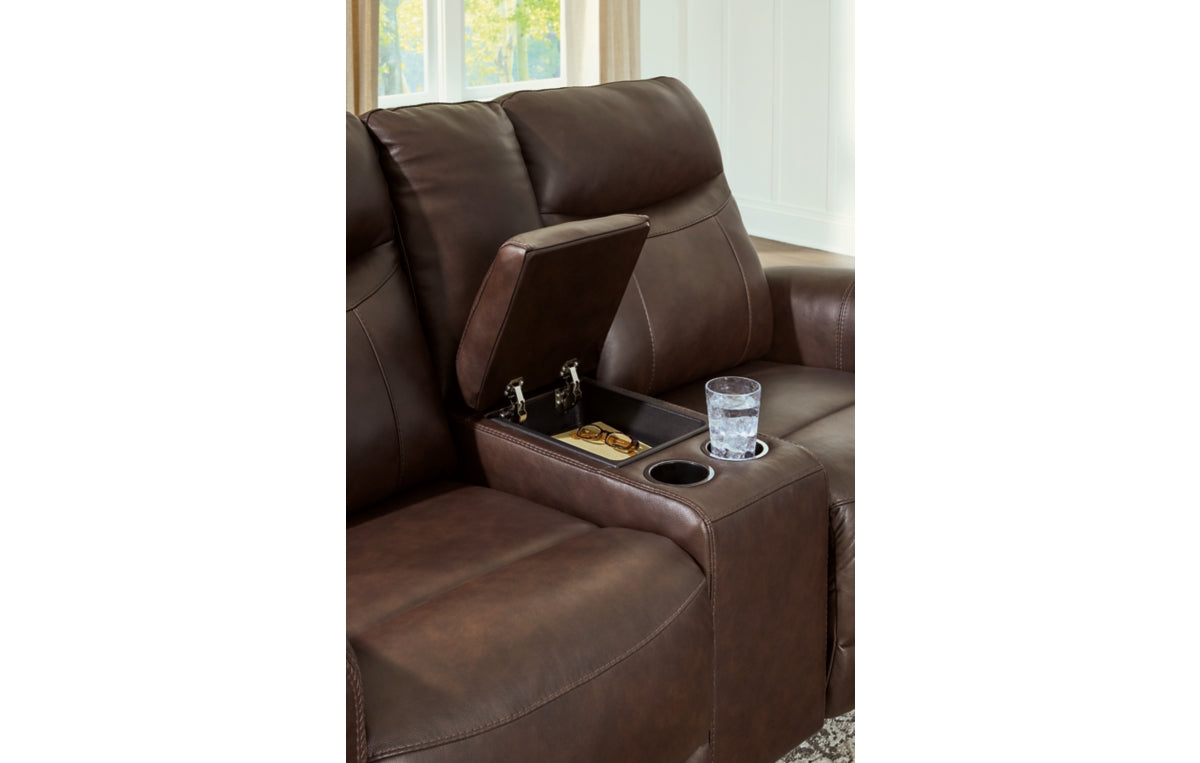 Gravier Power Reclining Loveseat with Console