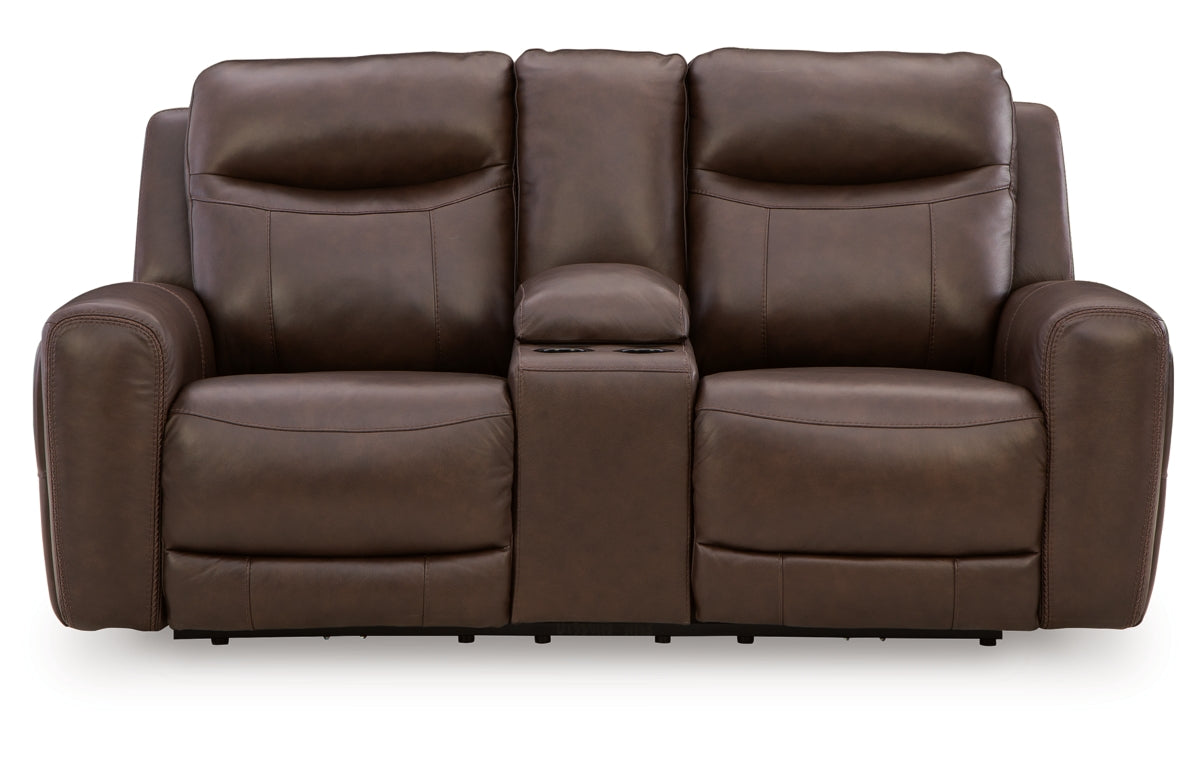 Gravier Power Reclining Loveseat with Console