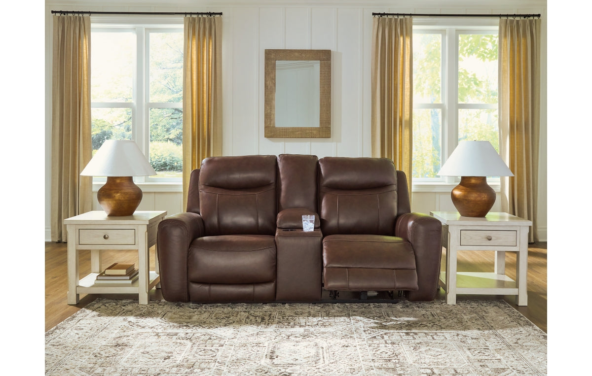 Gravier Power Reclining Loveseat with Console