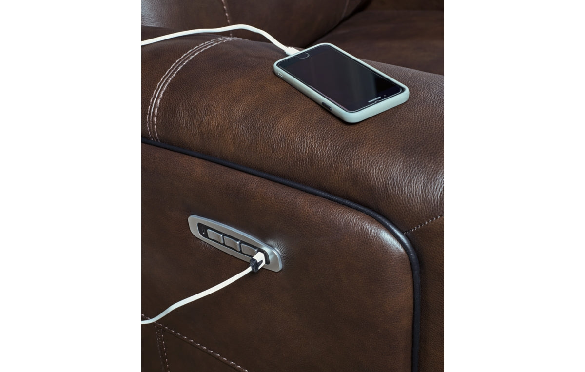 Gravier Power Reclining Loveseat with Console