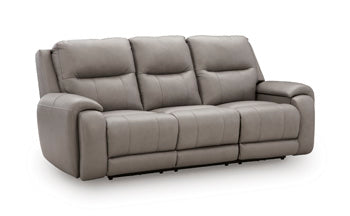 Real Moments Power Reclining Sofa with Audio Seating