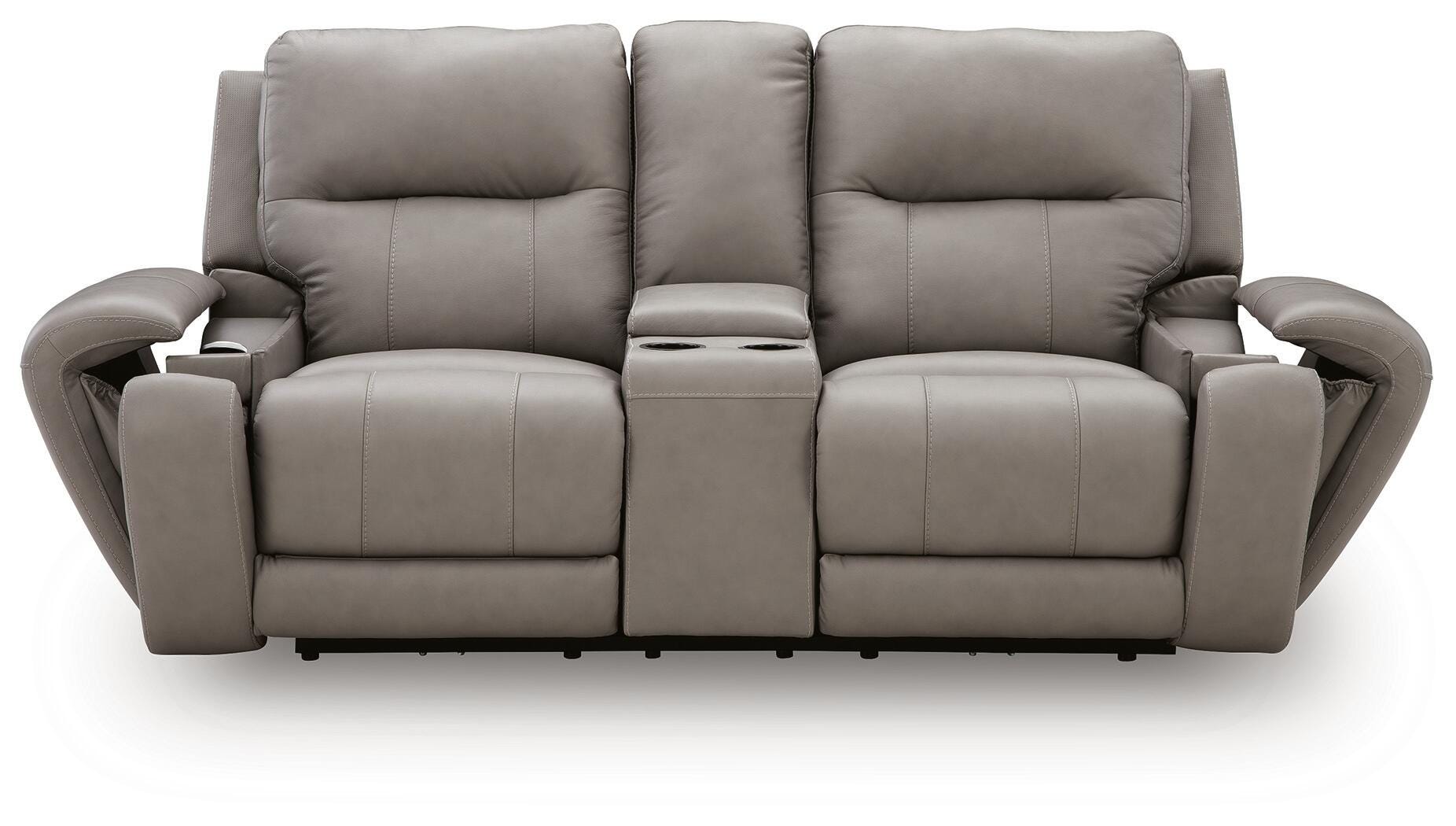 Real Moments Power Reclining Loveseat with Audio Seating