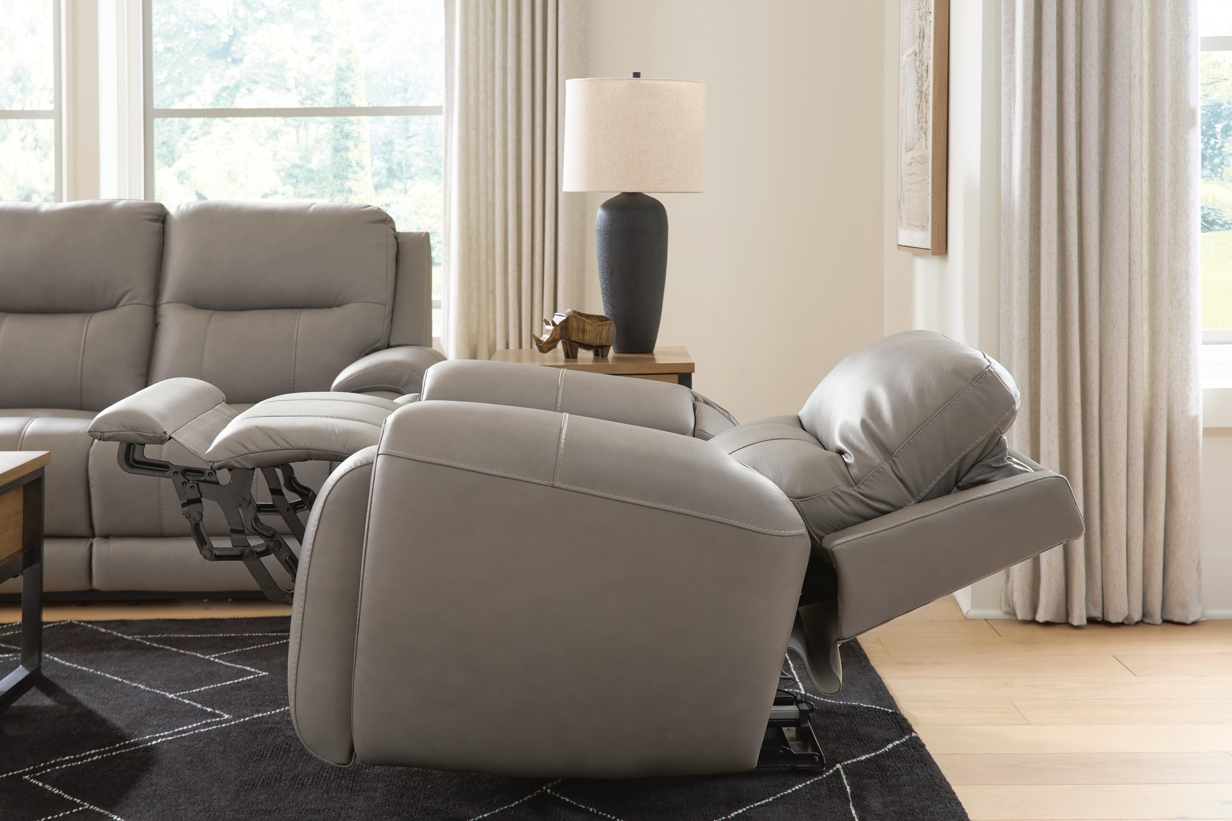 Real Moments Power Reclining Sofa with Audio Seating