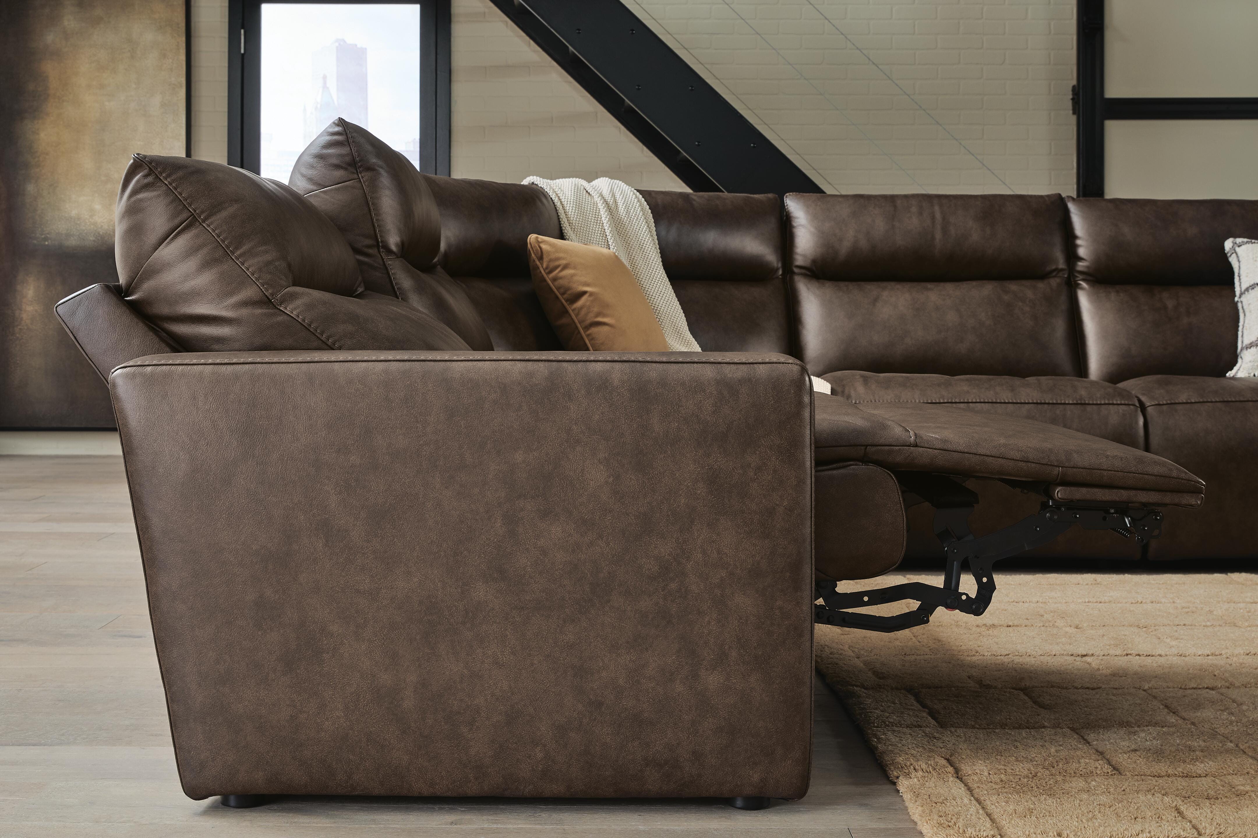 ModZ 6-Piece Power Reclining Sectional with Audio Console
