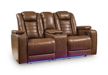 Gruaro Power Reclining Loveseat with Console
