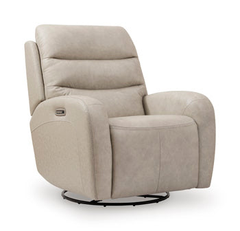 Motion-Max Swivel Glider Power Recliner
