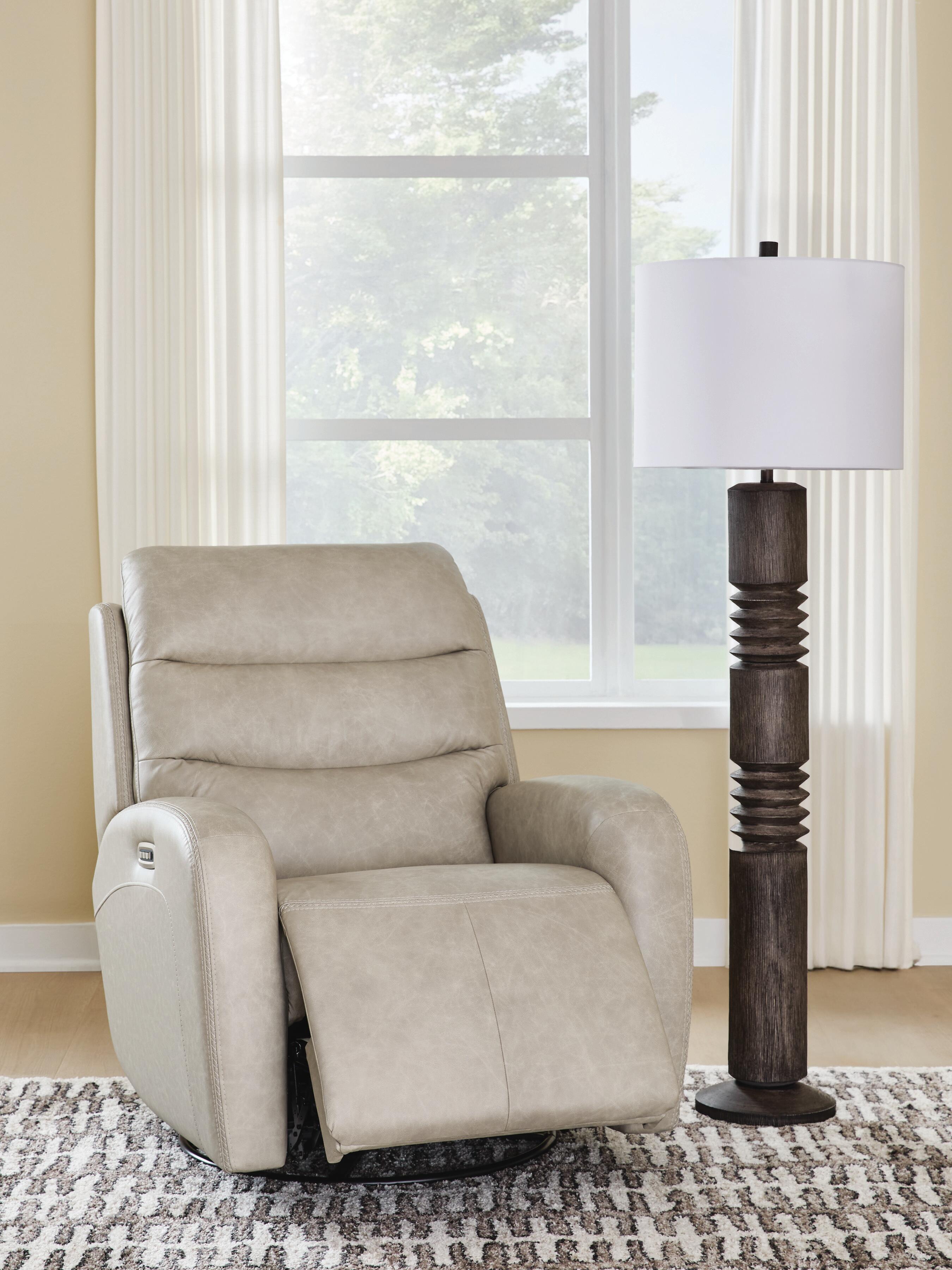 Motion-Max Swivel Glider Power Recliner