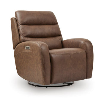 Motion-Max Swivel Glider Power Recliner