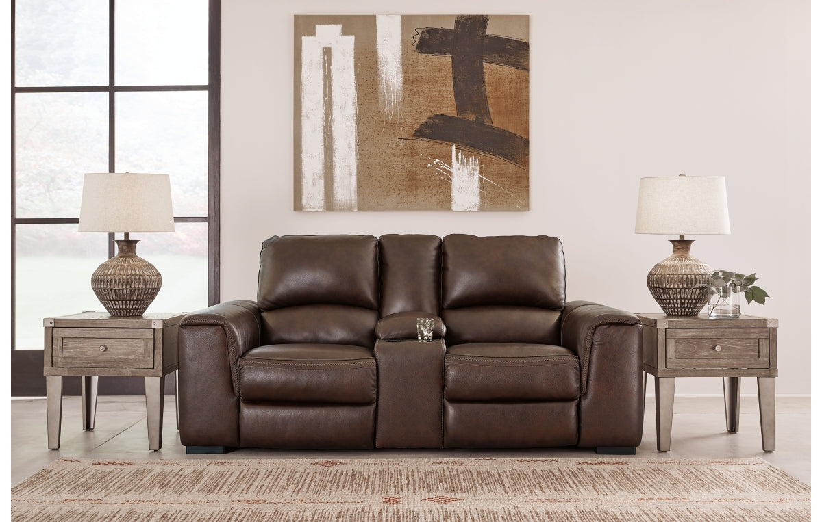 Alessandro Power Reclining Loveseat with Console