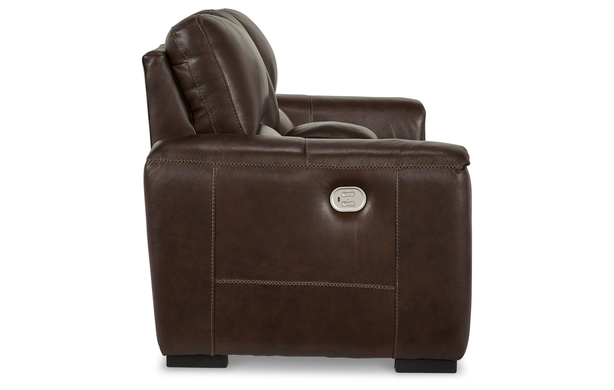 Alessandro Power Reclining Loveseat with Console