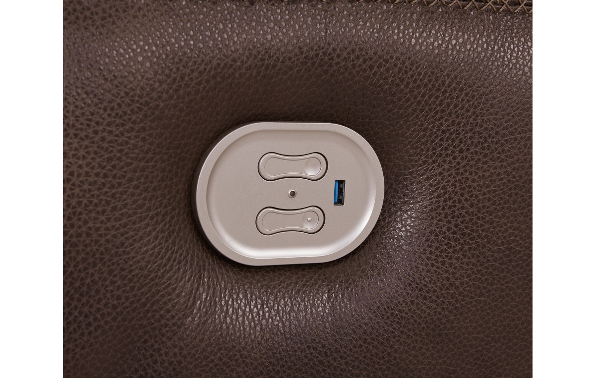 Alessandro Power Reclining Loveseat with Console