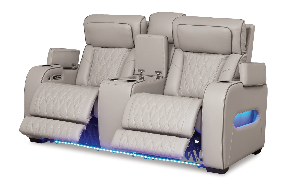 Boyington Power Reclining Loveseat with Console