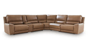 DeepWakes 6-Piece Reclining Sectional with Storage Console