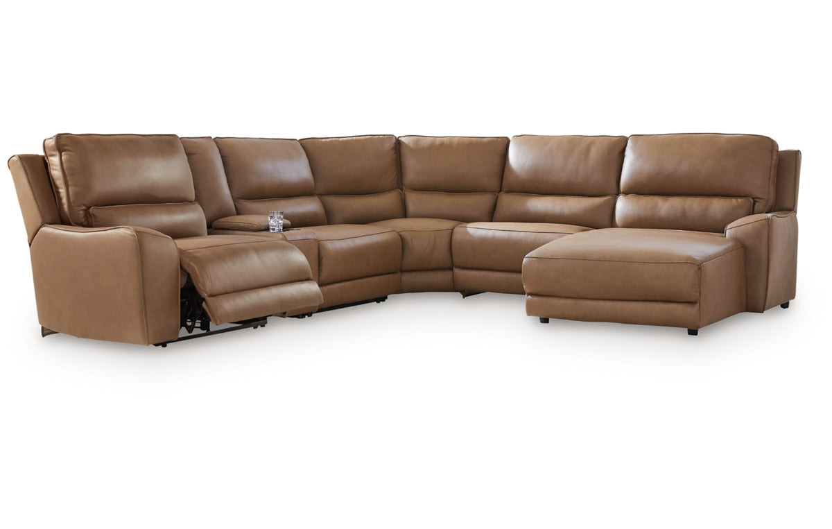 DeepWakes 6-Piece Power Reclining Sectional with Chaise