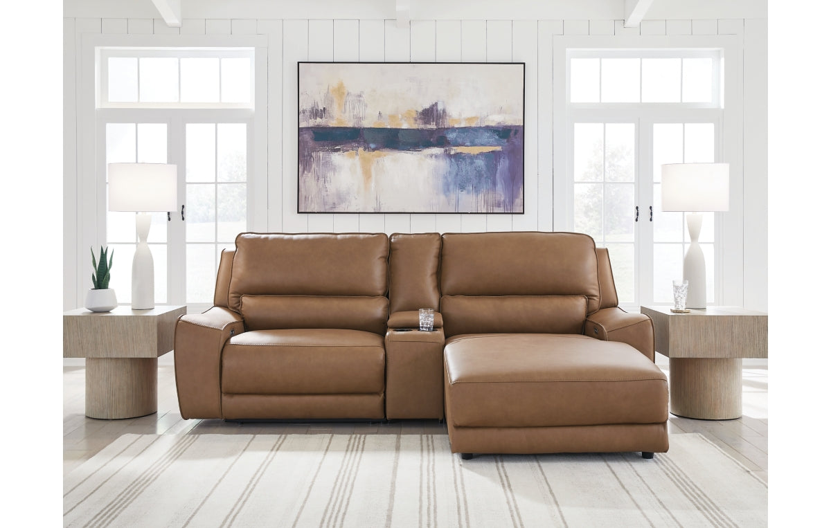 DeepWakes 3-Piece Power Reclining Sectional with Chaise