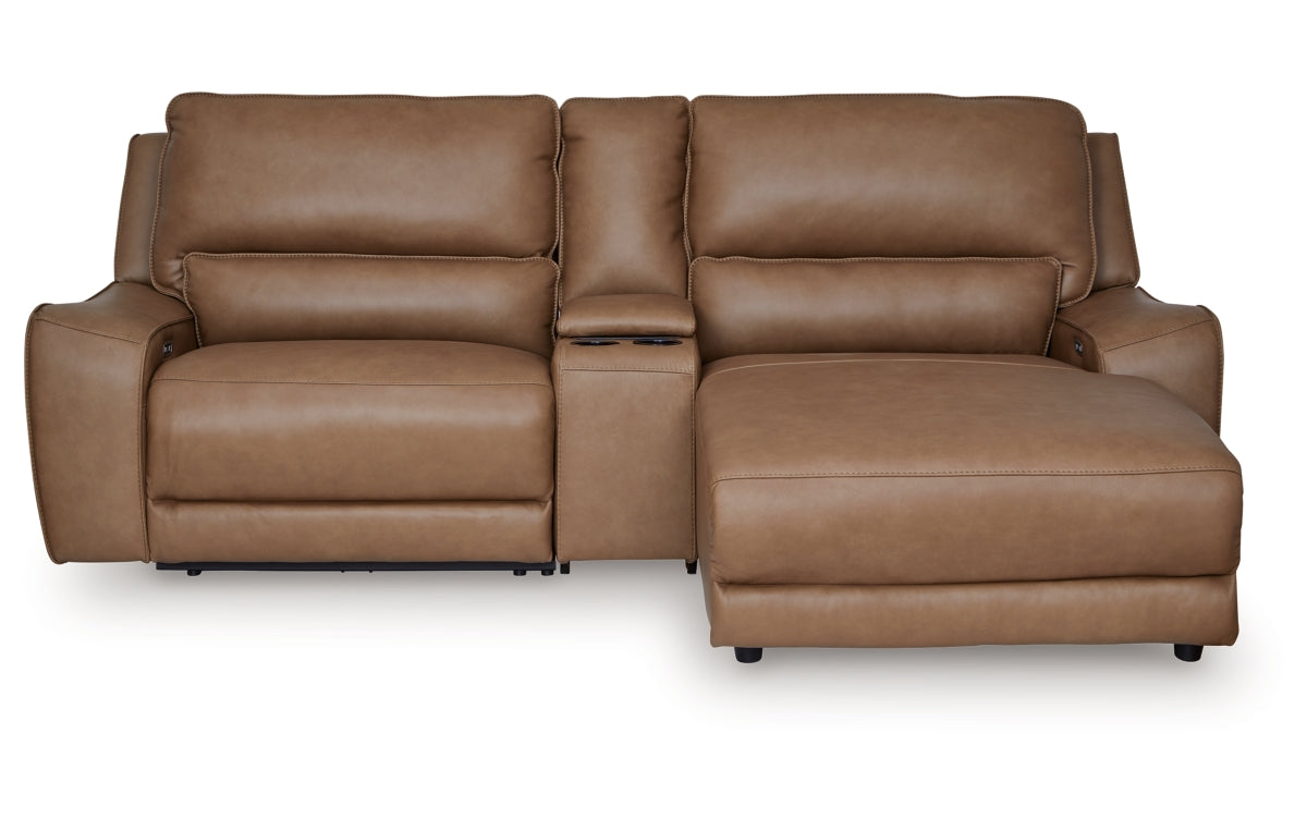 DeepWakes 3-Piece Power Reclining Sectional with Chaise