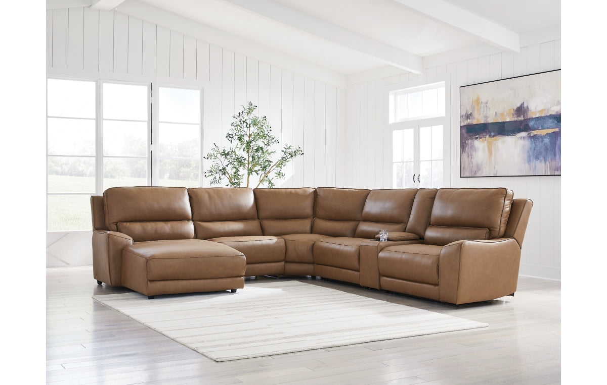 DeepWakes 6-Piece Power Reclining Sectional with Chaise
