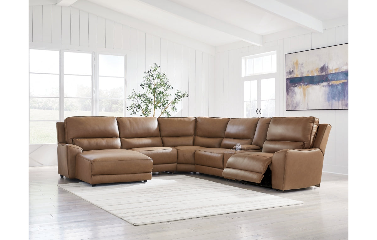 DeepWakes 6-Piece Power Reclining Sectional with Chaise