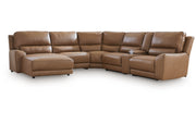 DeepWakes 6-Piece Power Reclining Sectional with Chaise