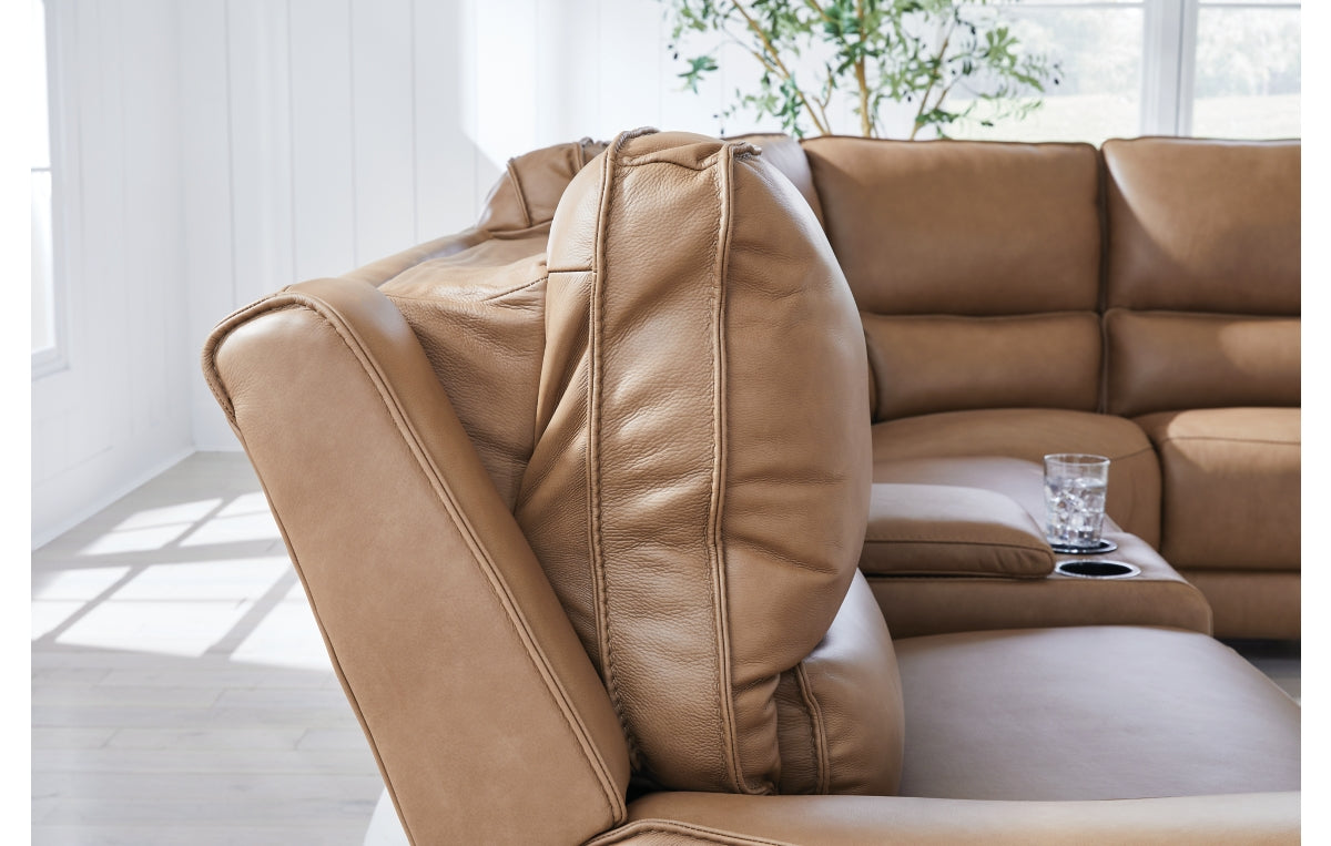 DeepWakes 6-Piece Power Reclining Sectional with Chaise