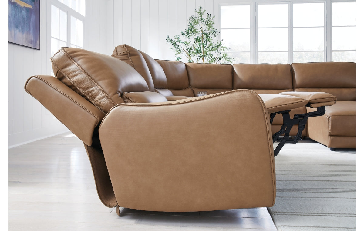 DeepWakes 6-Piece Power Reclining Sectional with Chaise