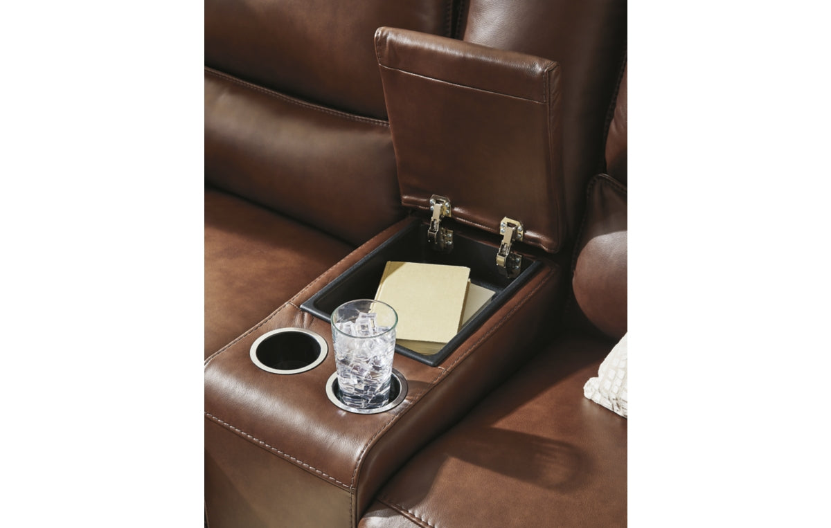 DeepWakes Power Reclining Loveseat with Console