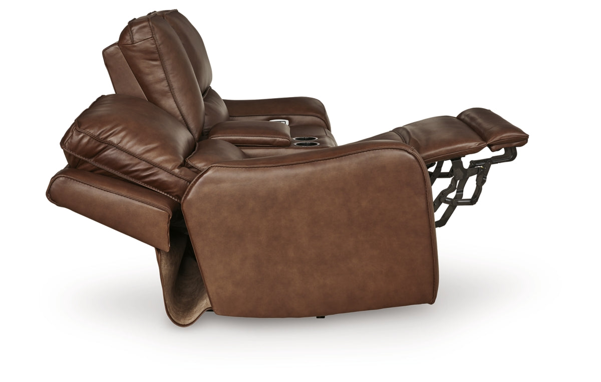 DeepWakes Power Reclining Loveseat with Console