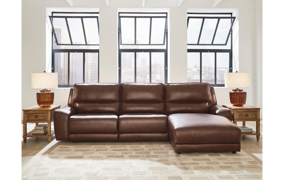 DeepWakes 3-Piece Reclining Sofa Chaise