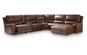 DeepWakes 6-Piece Power Reclining Sectional with Chaise