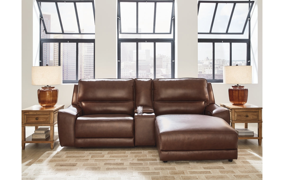 DeepWakes 3-Piece Power Reclining Sectional with Chaise