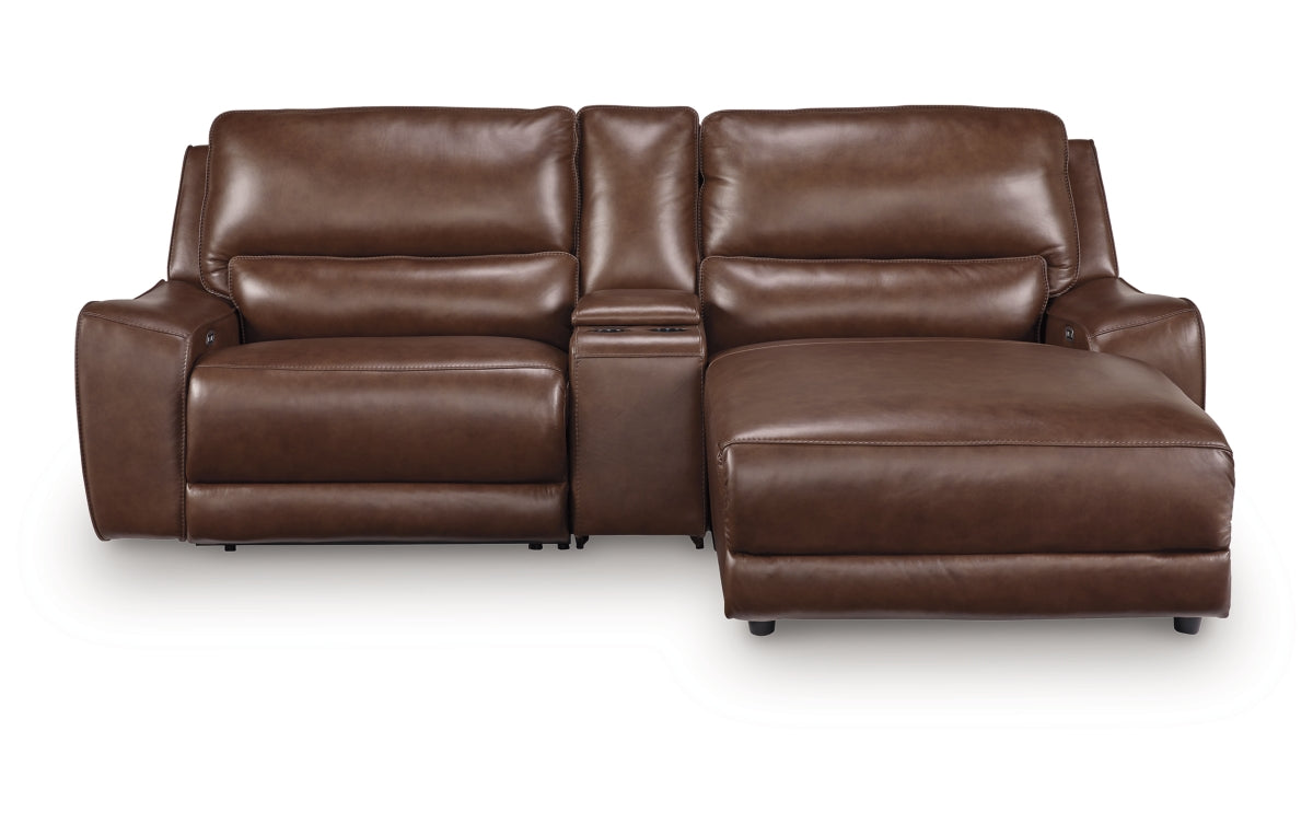 DeepWakes 3-Piece Power Reclining Sectional with Chaise