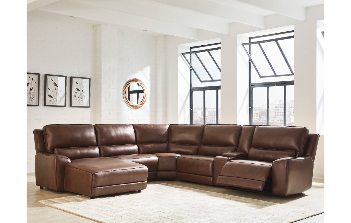 DeepWakes 6-Piece Power Reclining Sectional with Chaise