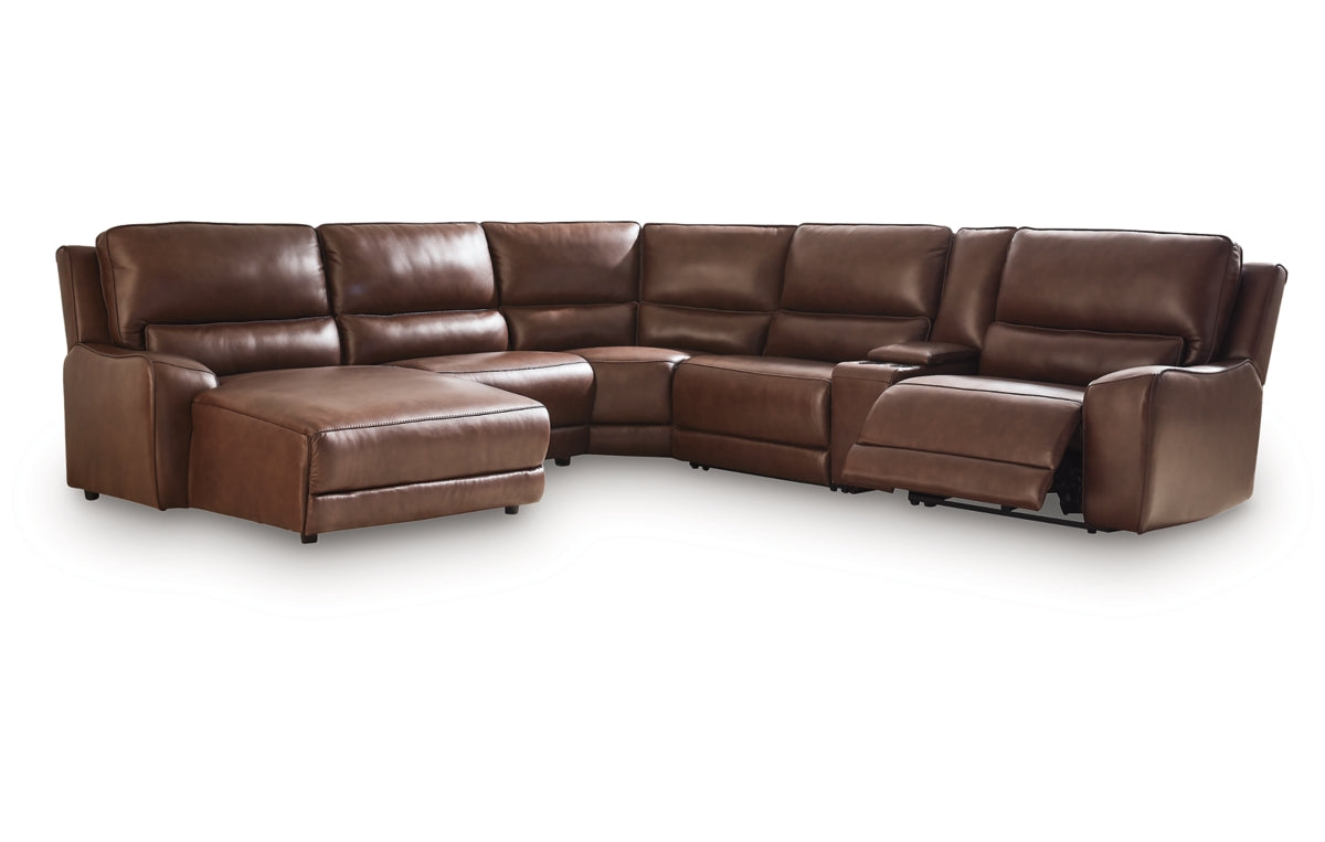 DeepWakes 6-Piece Power Reclining Sectional with Chaise