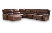 DeepWakes 6-Piece Power Reclining Sectional with Chaise