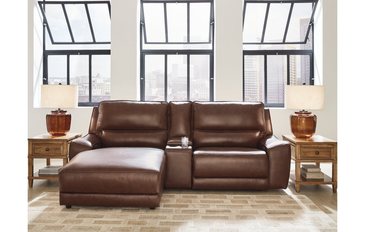DeepWakes 3-Piece Power Reclining Sectional with Chaise