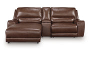 DeepWakes 3-Piece Power Reclining Sectional with Chaise