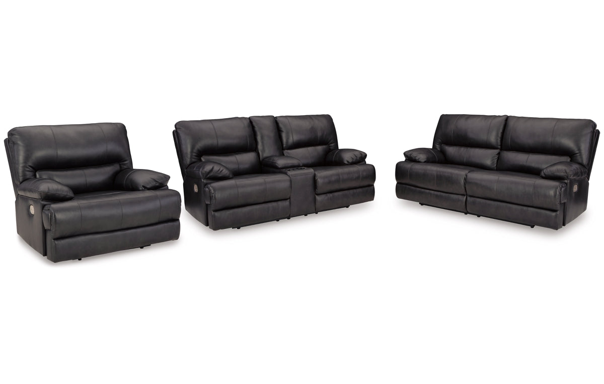 Mountainous Sofa, Loveseat and Recliner
