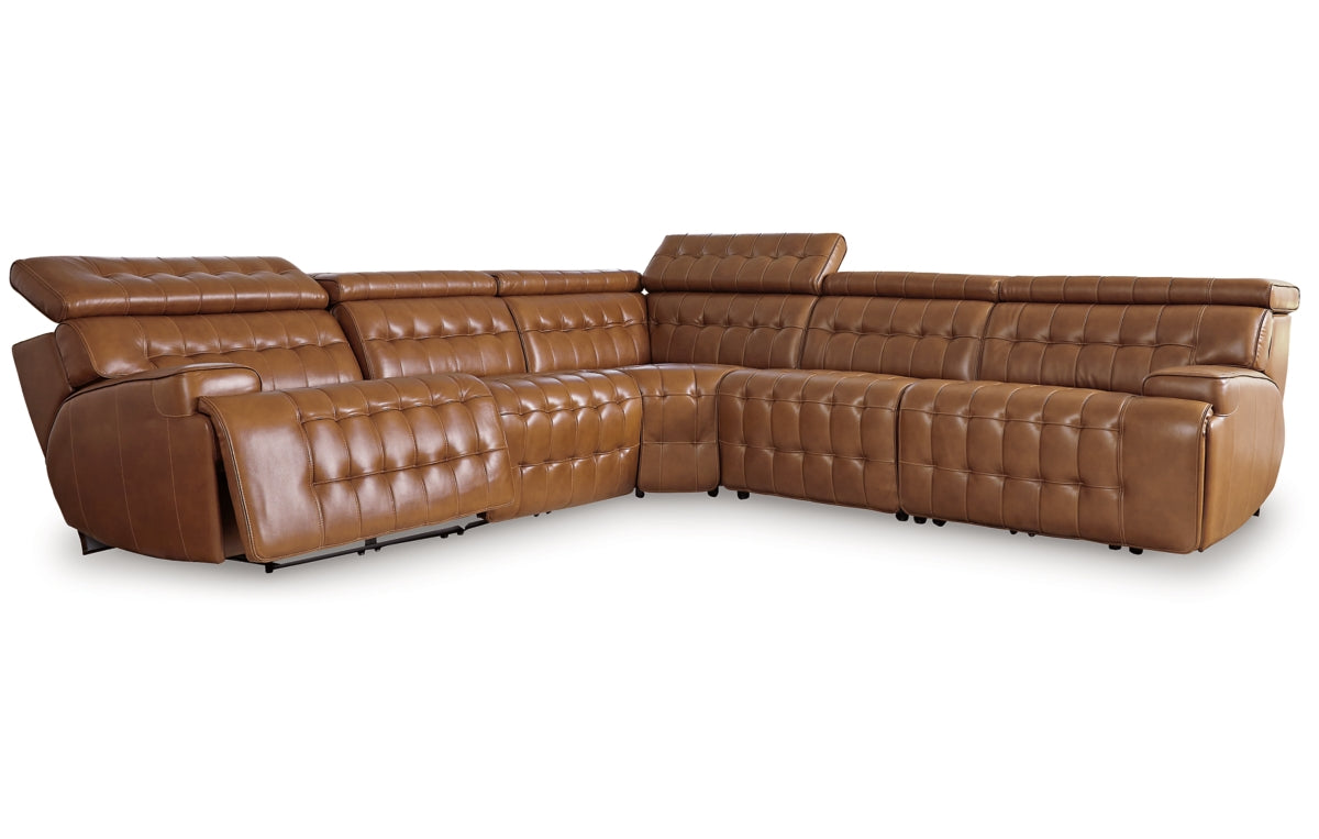 Temmpton 5-Piece Power Reclining Sectional