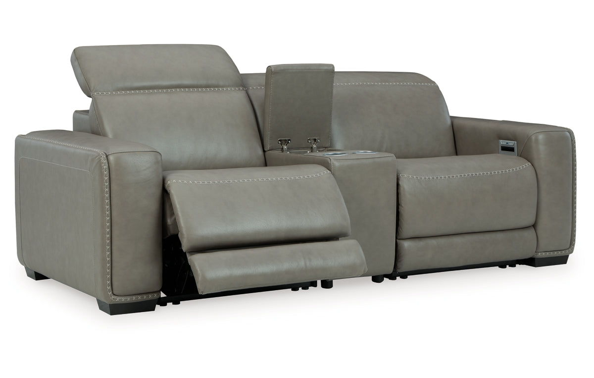 Correze 3-Piece Power Reclining Sectional Loveseat