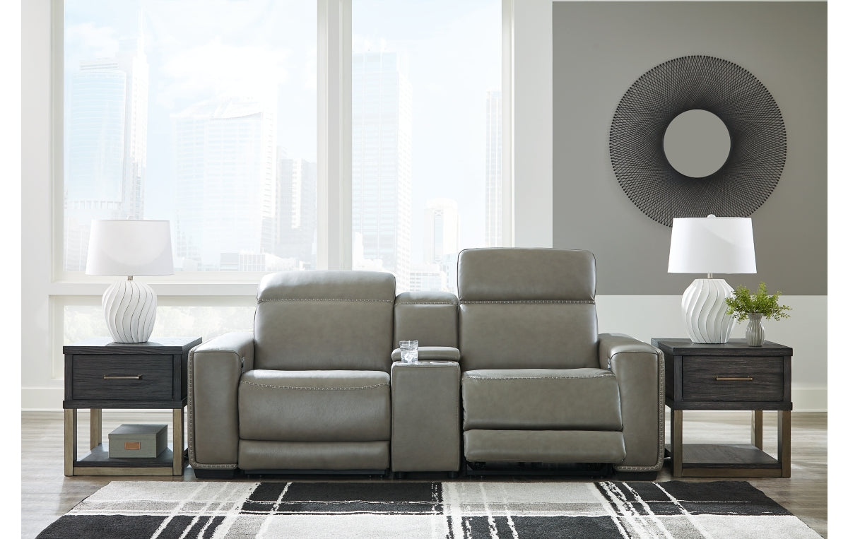 Correze 3-Piece Power Reclining Sectional Loveseat
