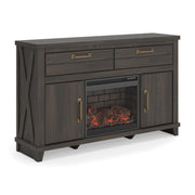 Brazen Valley 60" TV Stand with Electric Fireplace