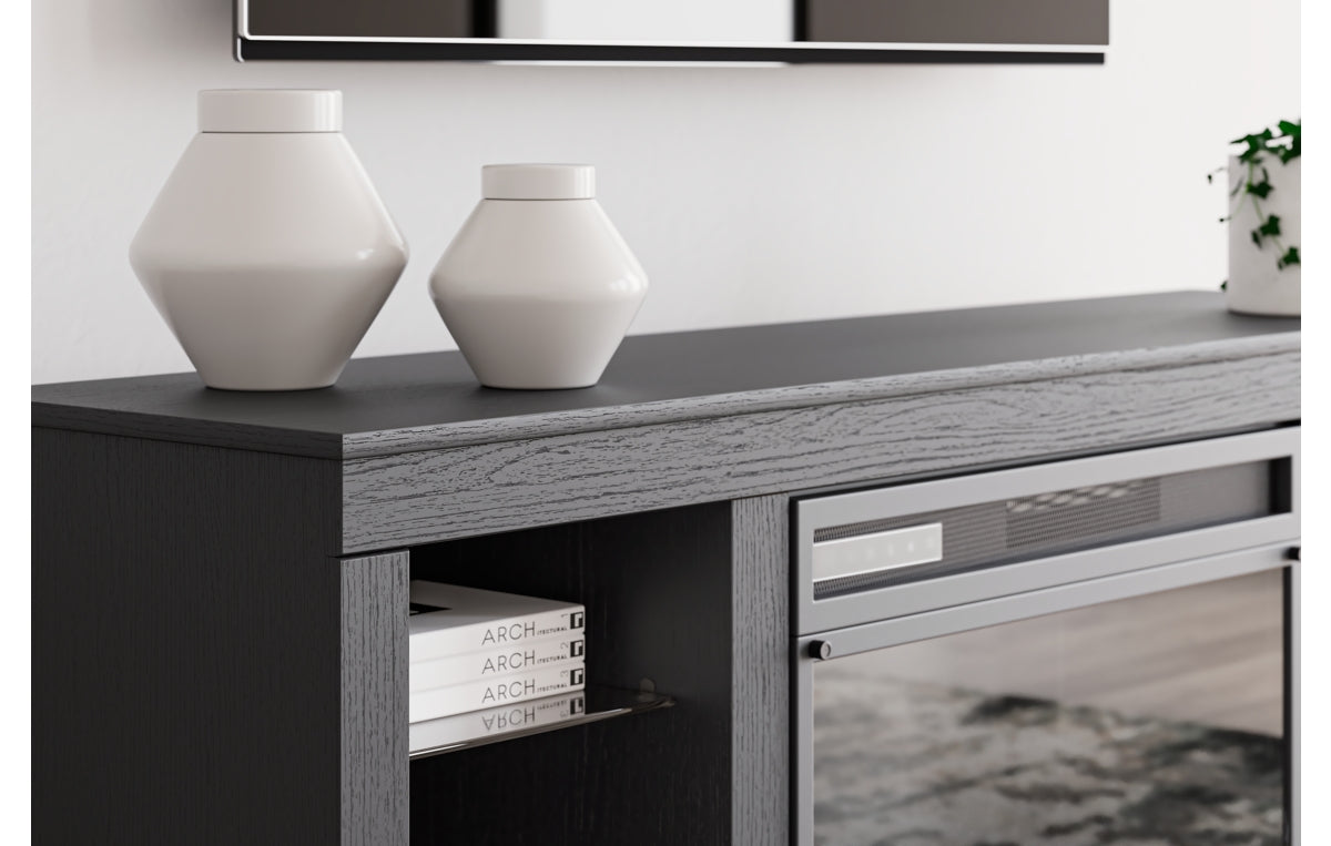 Cayberry 60" TV Stand with Electric Fireplace