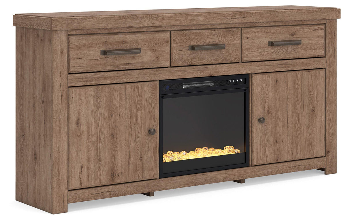 Garistyn 73" TV Stand with Electric Fireplace