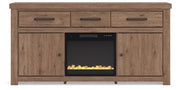 Garistyn 73" TV Stand with Electric Fireplace