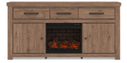 Garistyn 73" TV Stand with Electric Fireplace