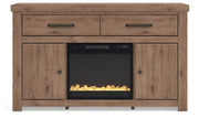 Garistyn 62" TV Stand with Electric Fireplace